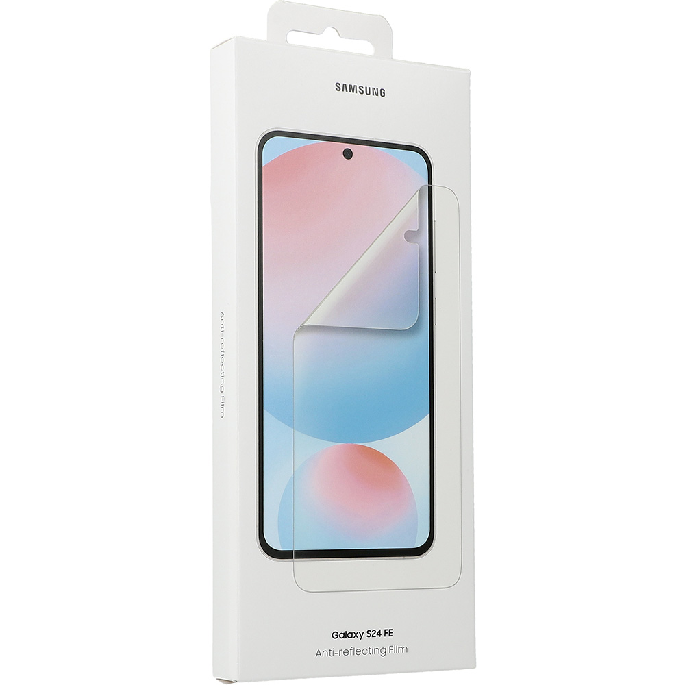 Folia ochronna na ekran Samsung Screen Protector Galaxy S24 FE, przezroczysta, 2 sztuki. 